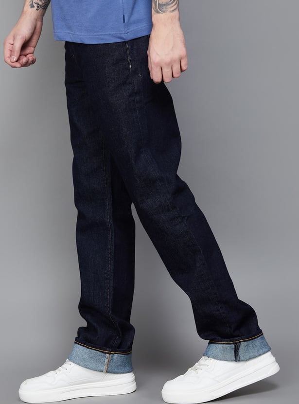 AMERICAN EAGLE Washed Boot Cut Jeans