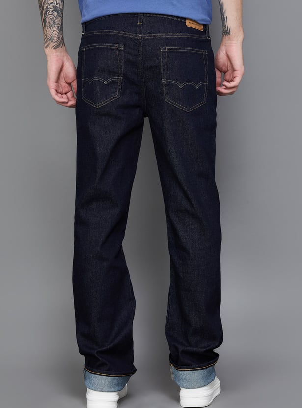 AMERICAN EAGLE Washed Boot Cut Jeans