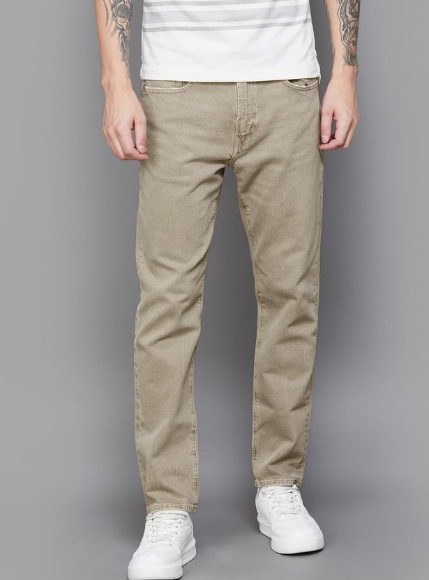 AMERICAN EAGLE Washed Regular Fit Jeans