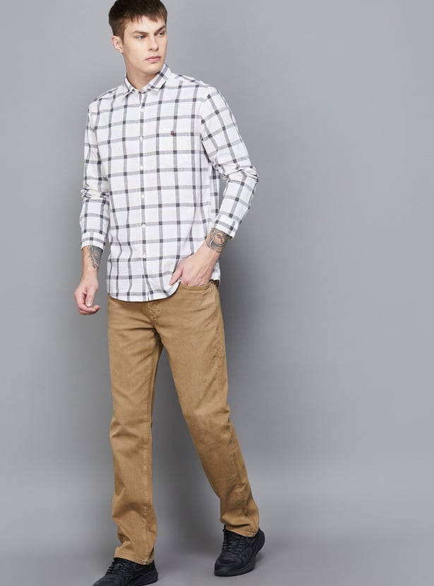 AMERICAN EAGLE Solid Regular Fit Jeans