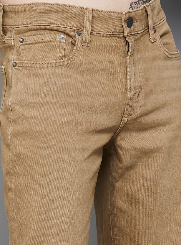 AMERICAN EAGLE Solid Regular Fit Jeans