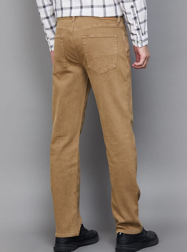 AMERICAN EAGLE Solid Regular Fit Jeans