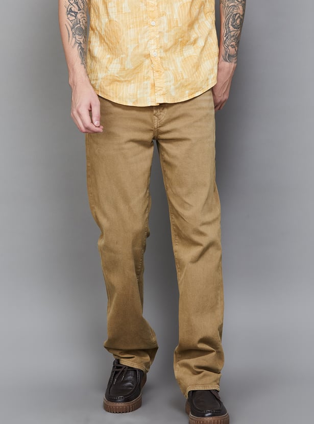 AMERICAN EAGLE Solid Regular Fit Jeans