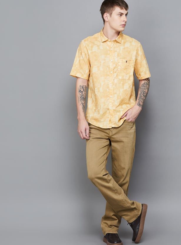 AMERICAN EAGLE Solid Regular Fit Jeans