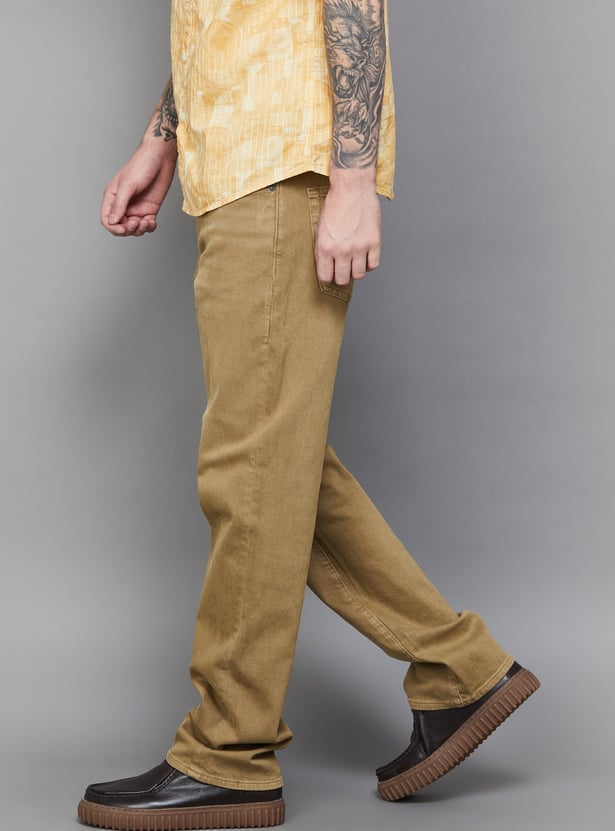 AMERICAN EAGLE Solid Regular Fit Jeans