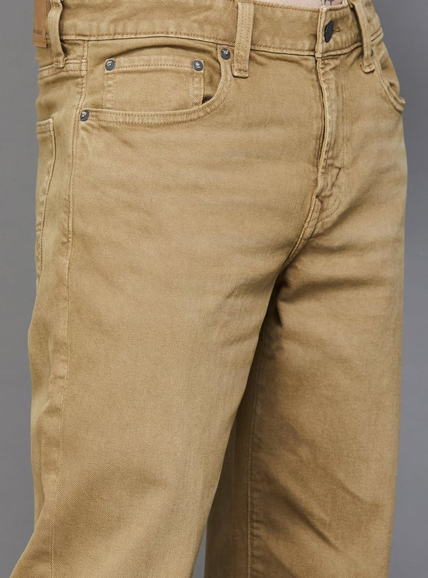 AMERICAN EAGLE Solid Regular Fit Jeans