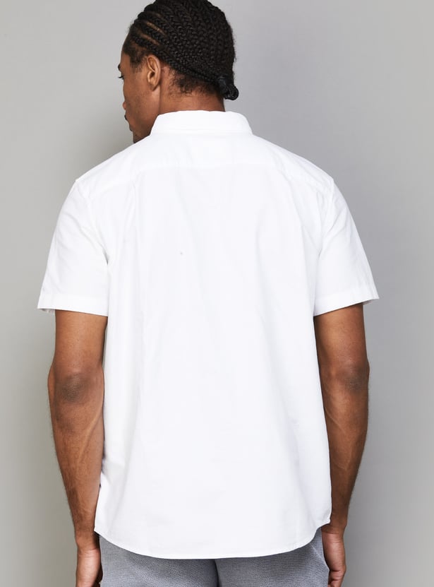 AMERICAN EAGLE Solid Regular Fit Shirt