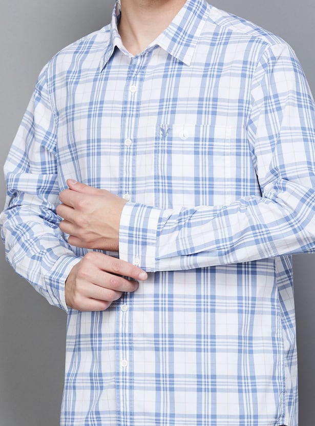 AMERICAN EAGLE Checked Regular Fit Shirt