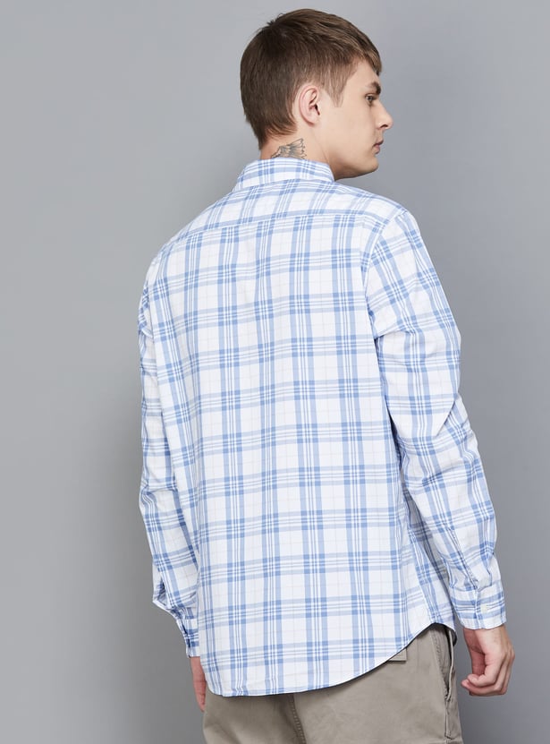 AMERICAN EAGLE Checked Regular Fit Shirt