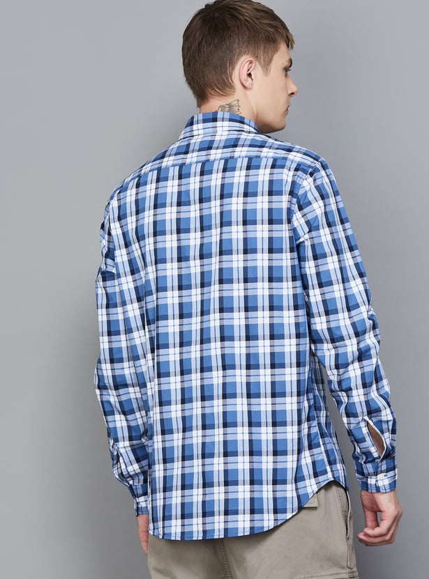 AMERICAN EAGLE Checked Slim Fit Shirt