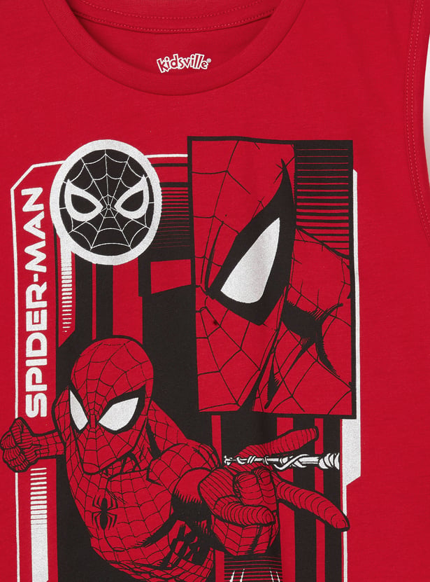 KIDSVILLE Boys Spider-Man Print Vest