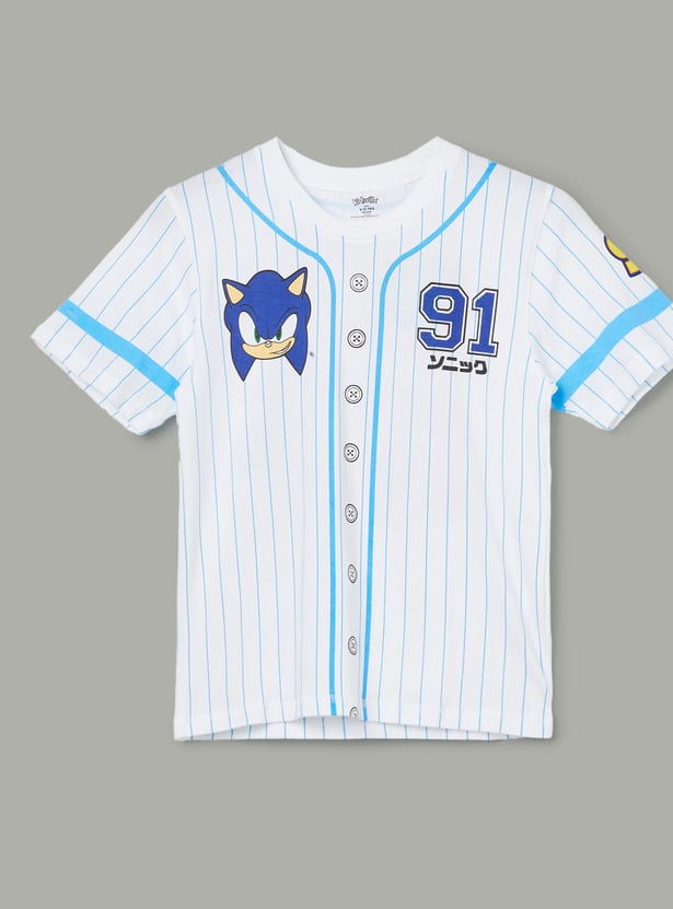 KIDSVILLE Boys Sonic The Hedgehog T-shirt