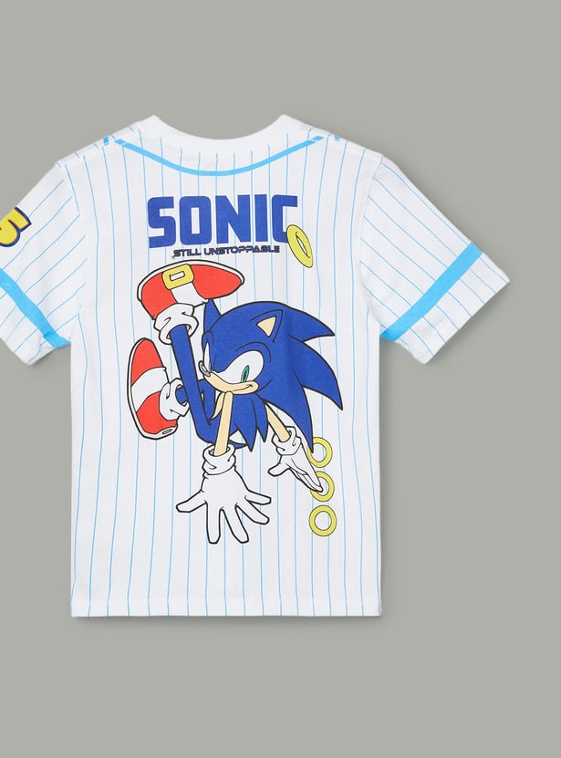 KIDSVILLE Boys Sonic The Hedgehog T-shirt
