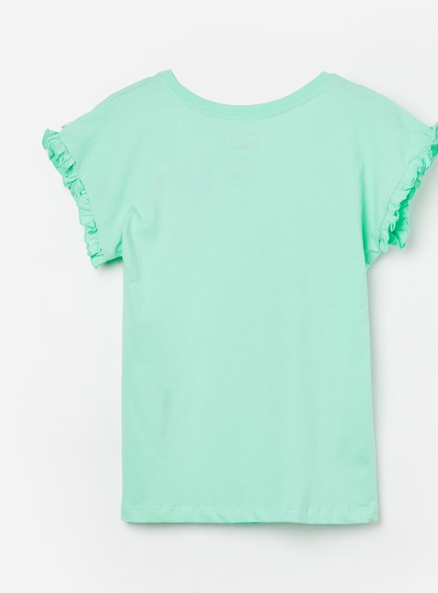 KIDSVILLE Girls Lilo & Stitch T-shirt