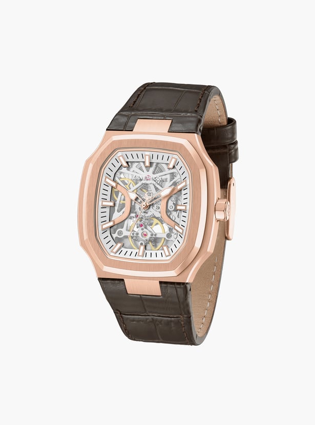 KENNETH COLE Kc Drops Jan26 Skeleton Automatic Watch - KCWGX0099306MNW