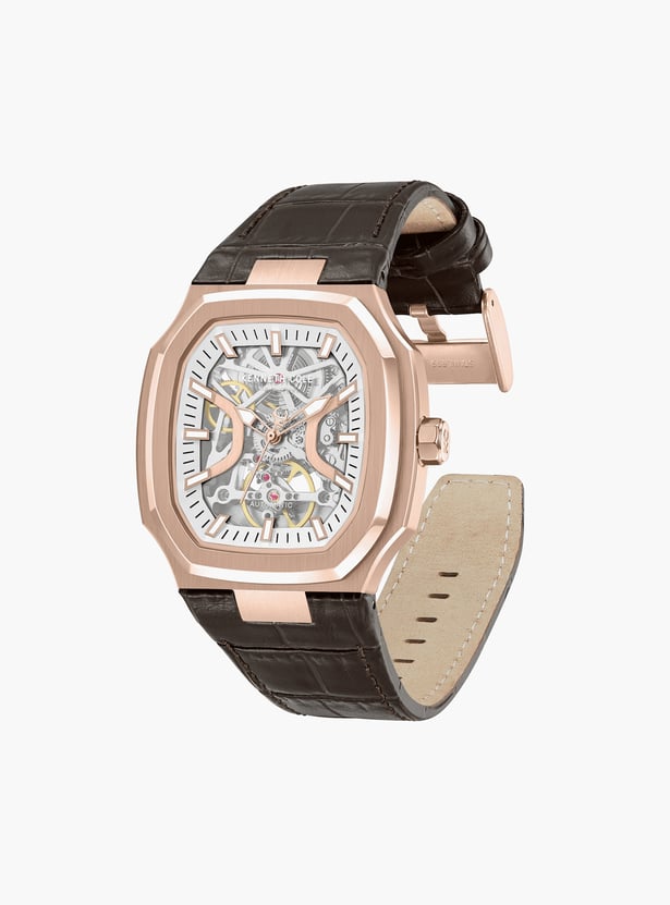 KENNETH COLE Kc Drops Jan26 Skeleton Automatic Watch - KCWGX0099306MNW