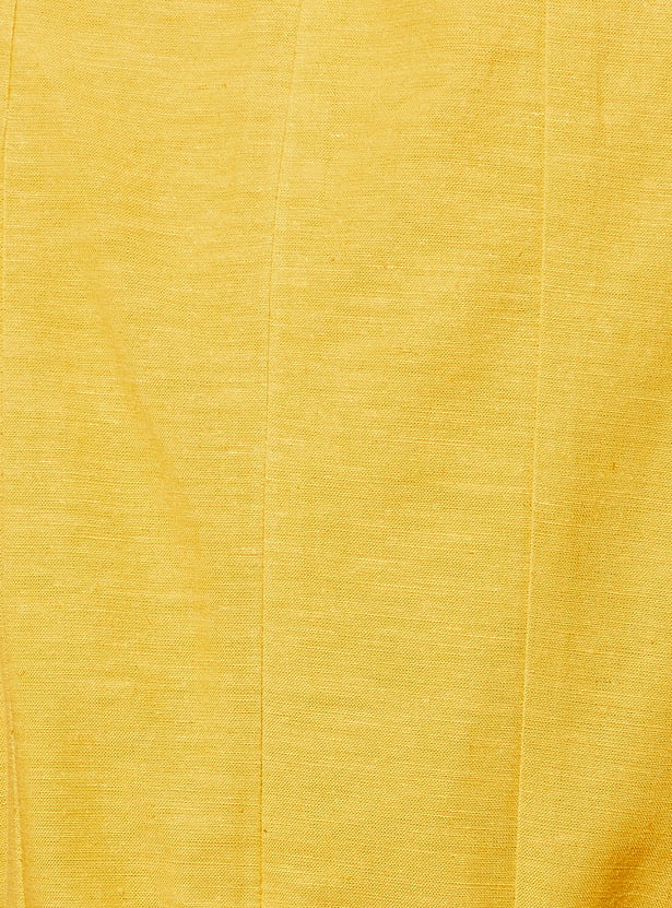CODE Solid A-Line Dress
