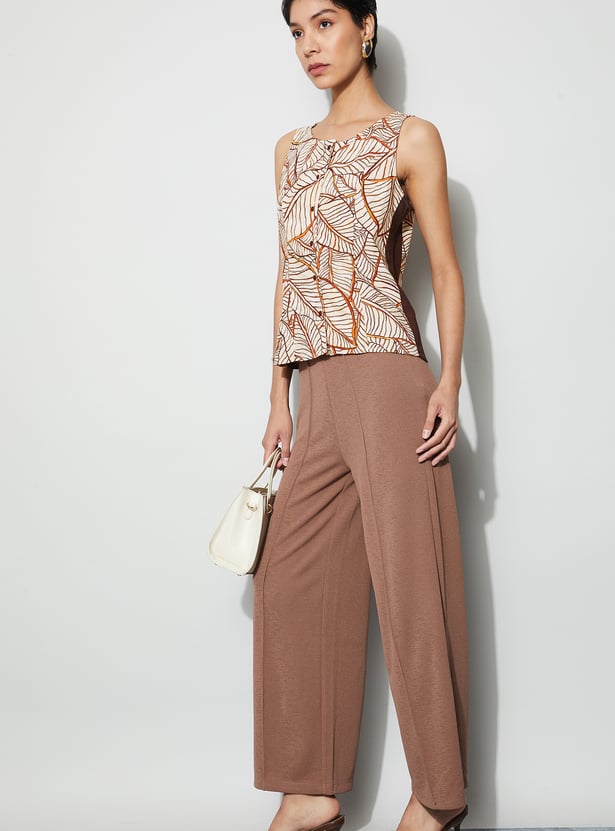 CODE Botanical Print Top