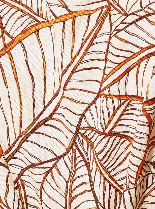 CODE Botanical Print Top