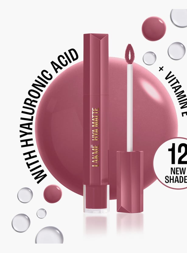 LAKME 9to5 Hya Matte Liquid Lipstick - Pro Pink - 5.3ml