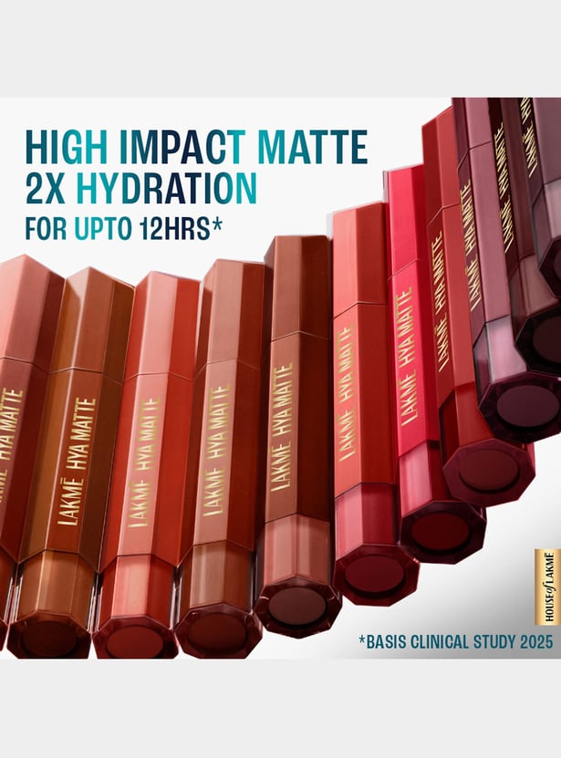 LAKME 9to5 Hya Matte Liquid Lipstick - Pro Pink - 5.3ml