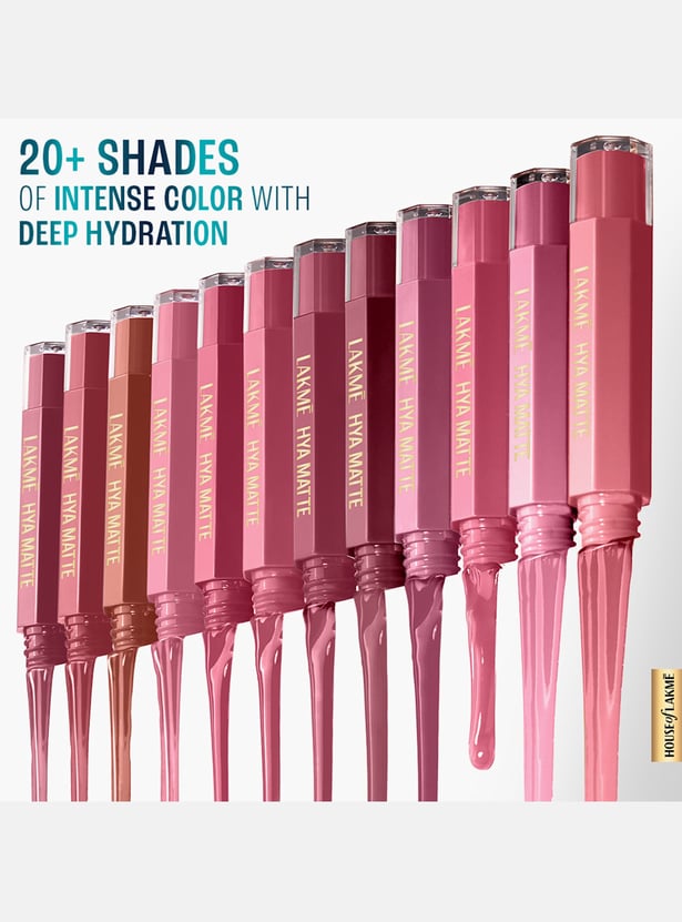 LAKME 9to5 Hya Matte Liquid Lipstick - Pro Pink - 5.3ml