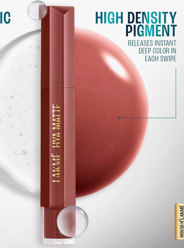 LAKME 9to5 Hya Matte Liquid Lipstick - Pro Pink - 5.3ml