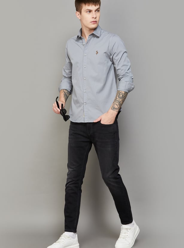 US POLO ASSN Solid Regular Fit Shirt