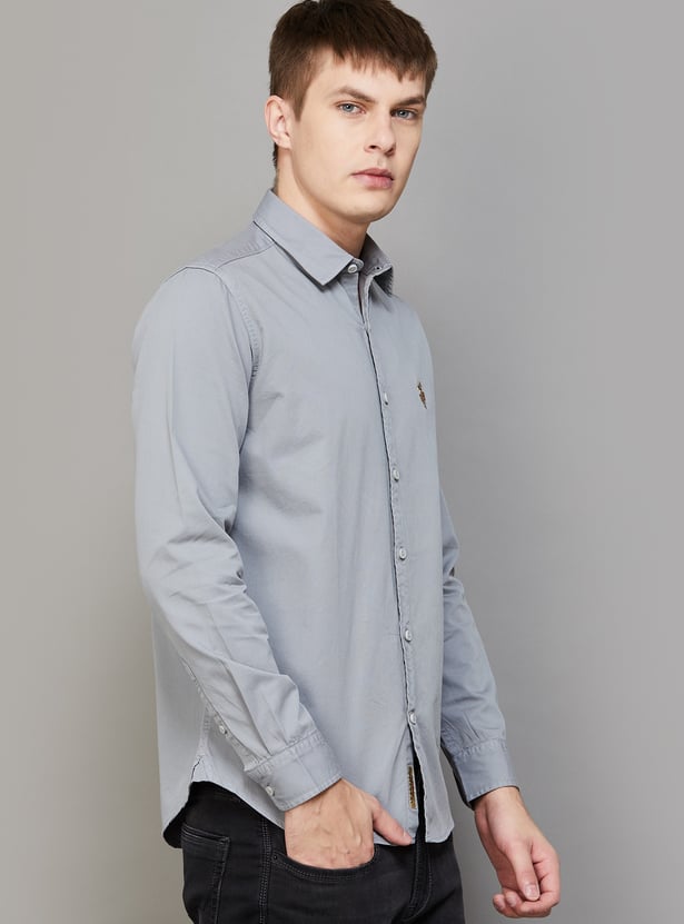 US POLO ASSN Solid Regular Fit Shirt