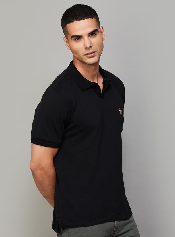US POLO ASSN Solid Polo T-shirt