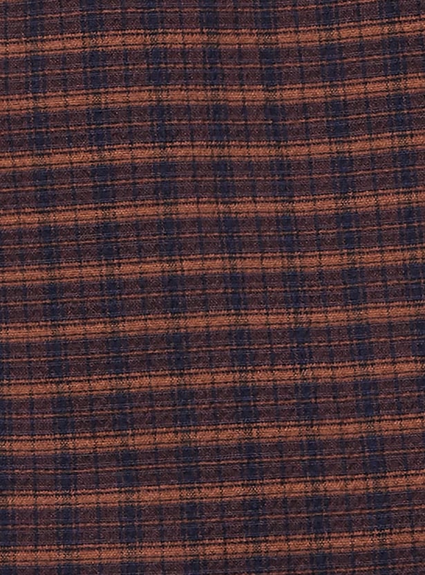 LP JEANS Checked Slim Fit Shirt