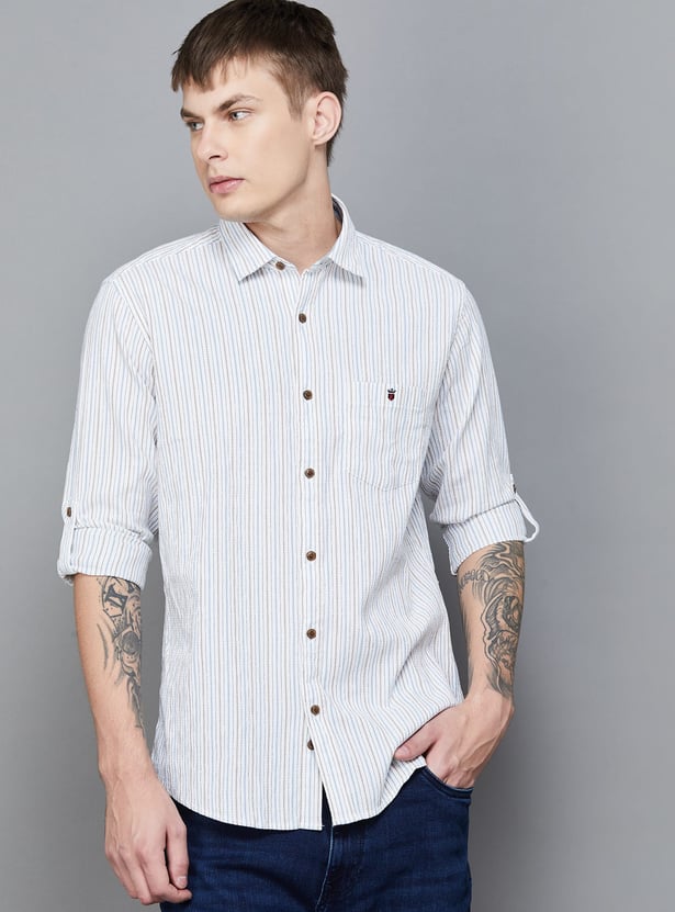 LP JEANS Striped Slim Fit Shirt