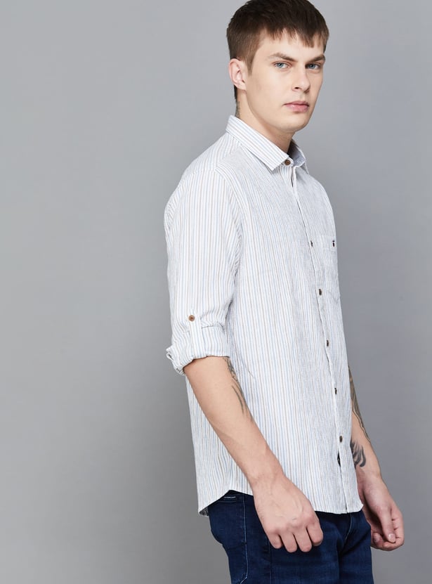 LP JEANS Striped Slim Fit Shirt