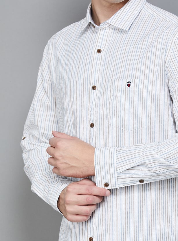 LP JEANS Striped Slim Fit Shirt