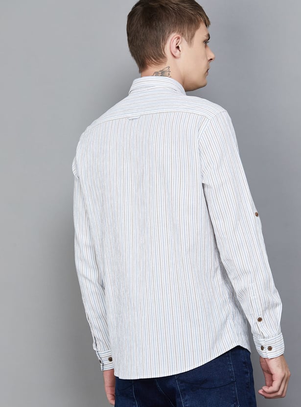LP JEANS Striped Slim Fit Shirt