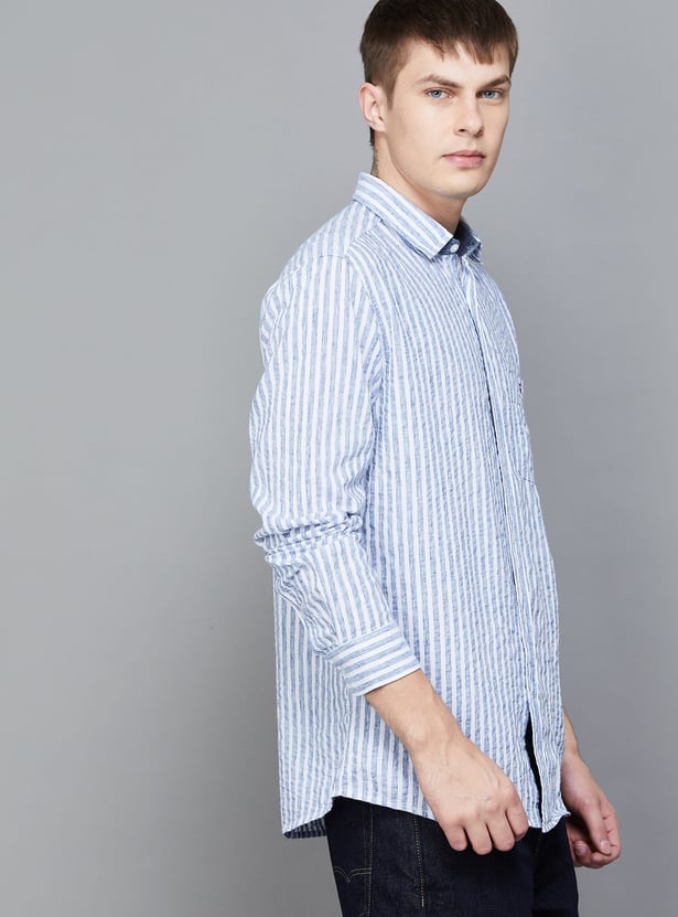 LP JEANS Striped Slim Fit Shirt