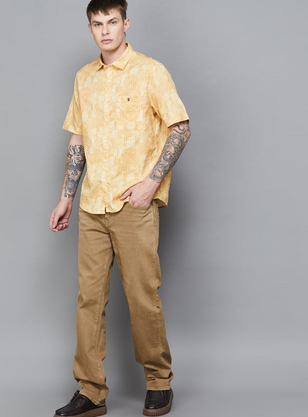 LP JEANS Printed Regular Fit Shirt