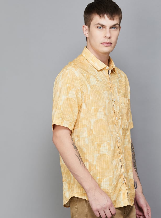LP JEANS Printed Regular Fit Shirt