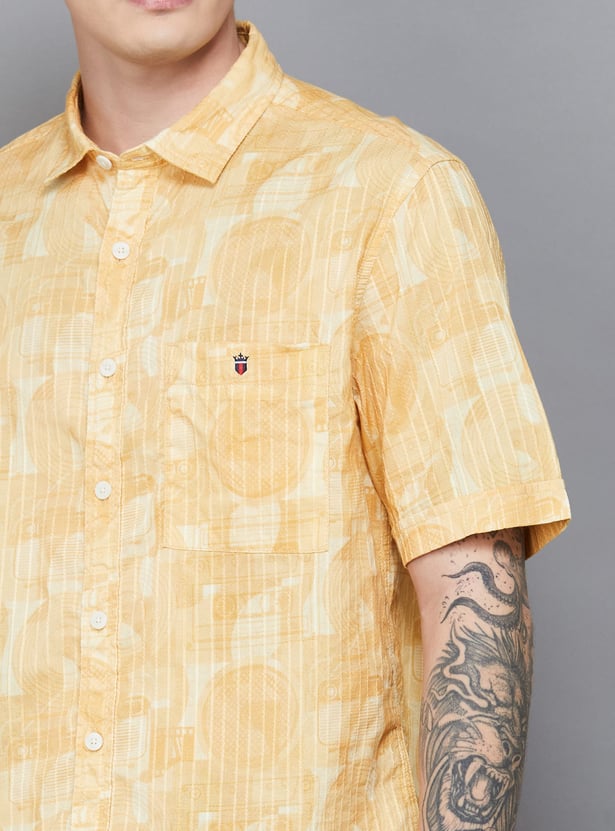 LP JEANS Printed Regular Fit Shirt