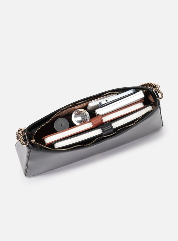ALLEN SOLLY Textured Shoulder Bag