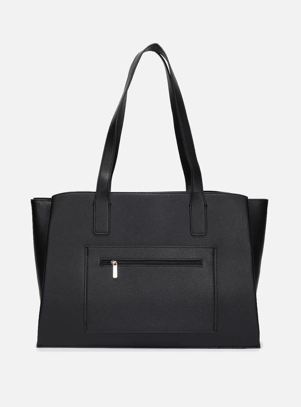ALLEN SOLLY Solid Laptop Bag