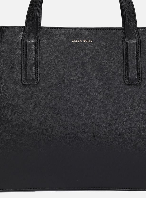 ALLEN SOLLY Solid Laptop Bag