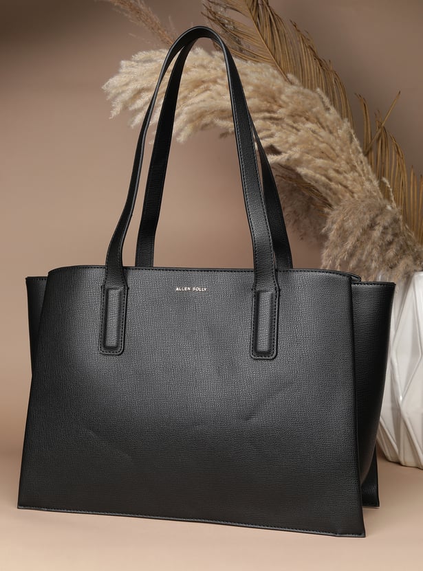 ALLEN SOLLY Solid Laptop Bag