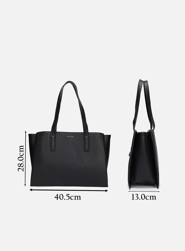 ALLEN SOLLY Solid Laptop Bag