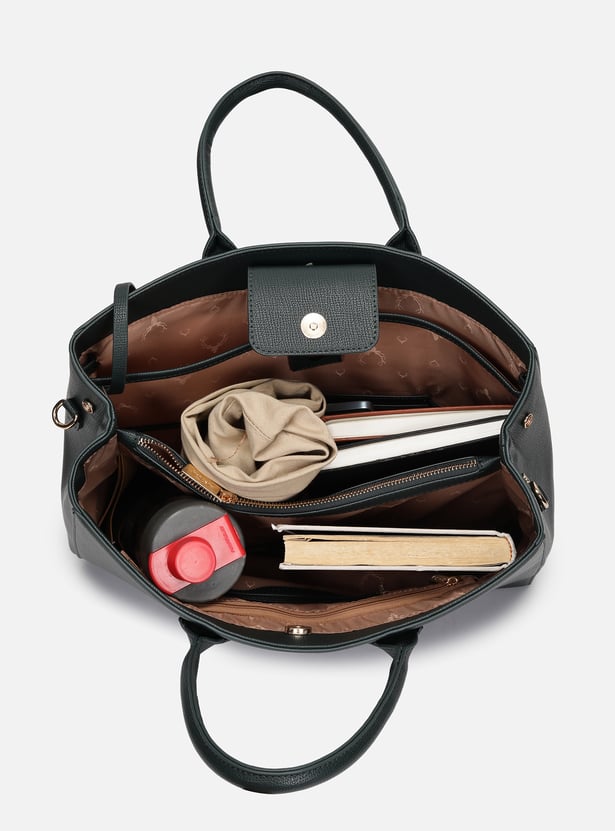 ALLEN SOLLY Solid Laptop Bag
