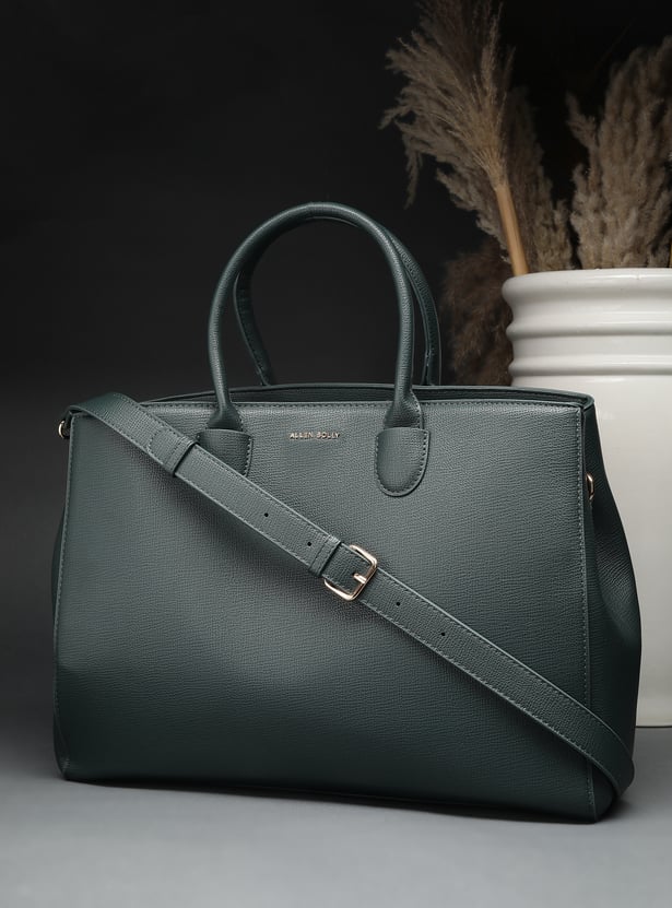 ALLEN SOLLY Solid Laptop Bag
