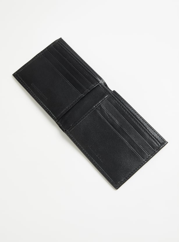 ALLEN SOLLY Solid Leather Bi-Fold Wallet