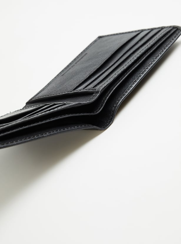 ALLEN SOLLY Solid Leather Bi-Fold Wallet