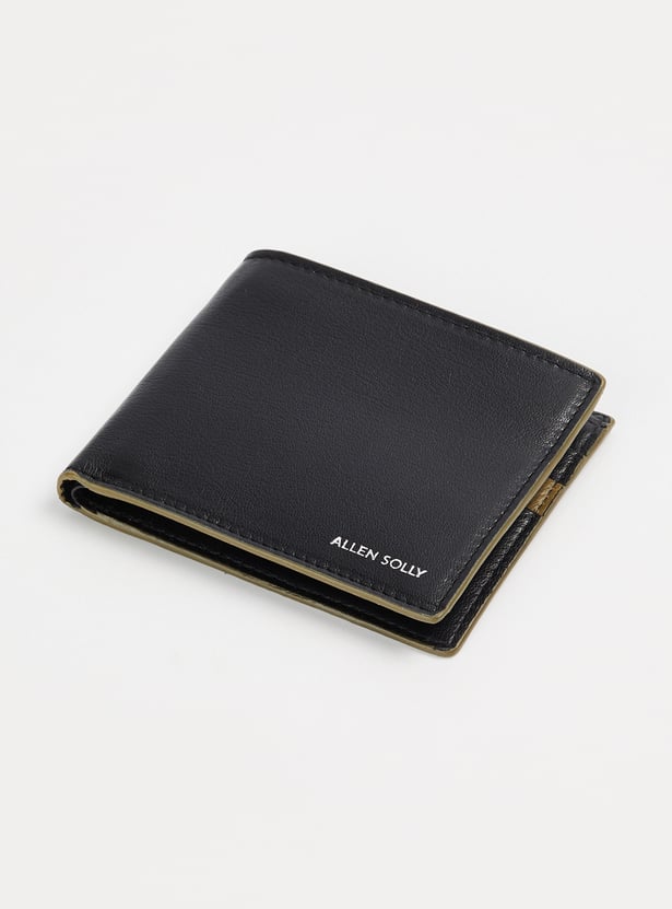 ALLEN SOLLY Textured Bi-Fold Wallet