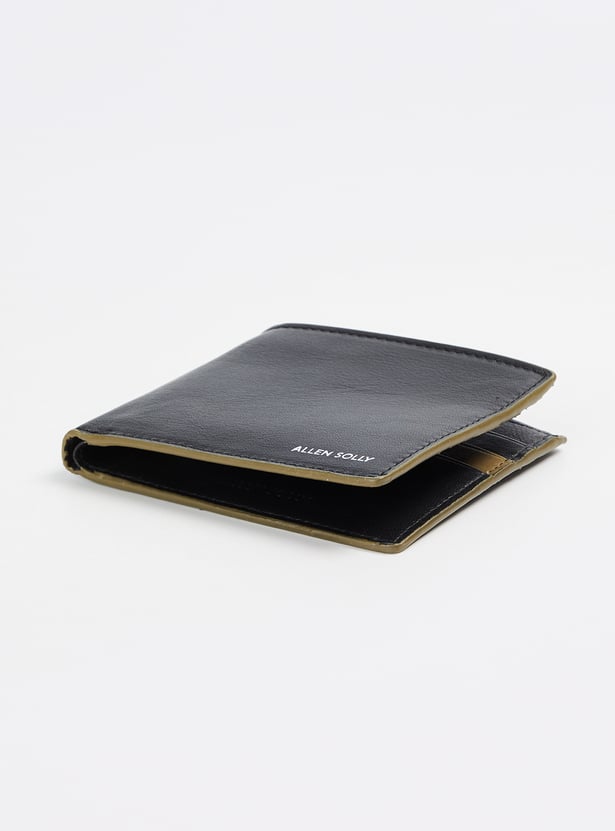ALLEN SOLLY Textured Bi-Fold Wallet